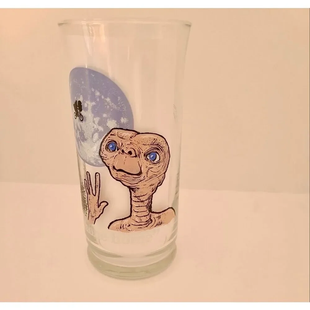 Set of 4 Vintage 1982 Pizza Hut / E.T. Drinking Glasses